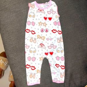 Noomie romper pink shades